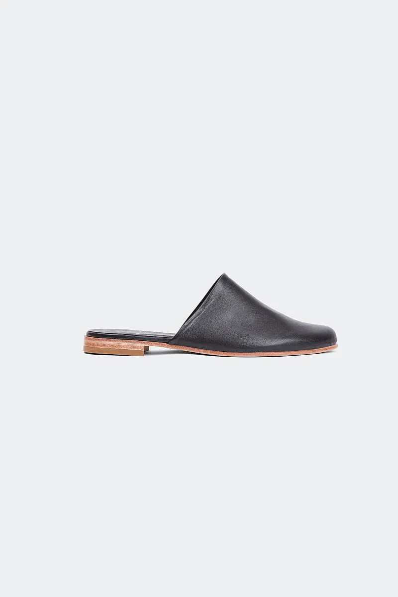 Mia Black Night Mule Slipper