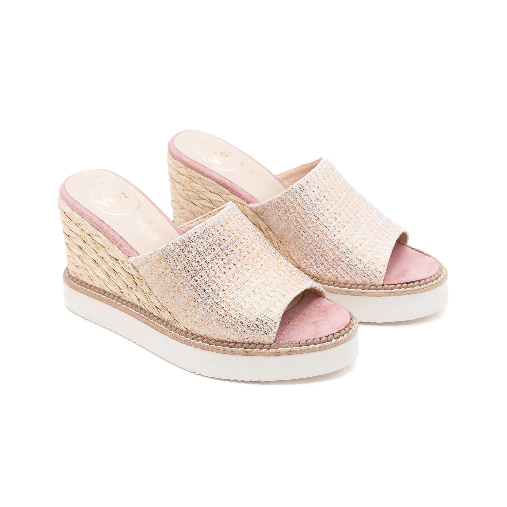 Mia Rose Gold Espadrilles