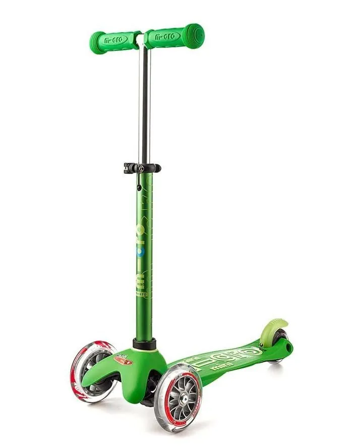 Mini Micro Deluxe 3 Wheel Scooter - Green