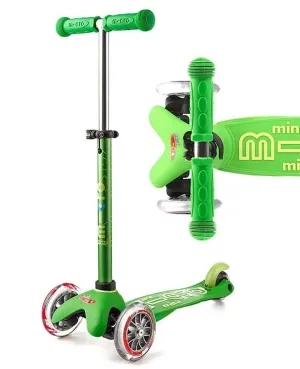 Mini Micro Deluxe 3 Wheel Scooter - Green