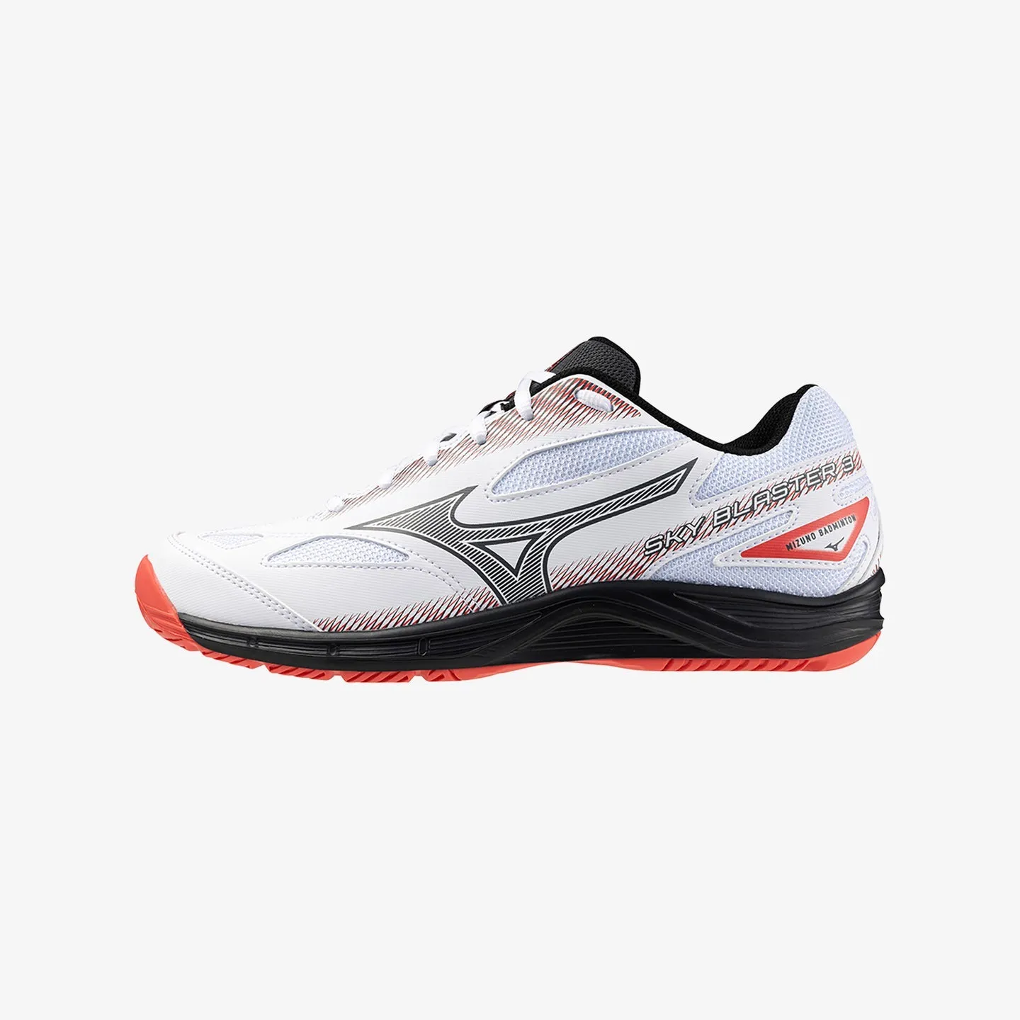 Mizuno Wave Sky Blaster 3 Badminton Shoes White/Black/Cayenne