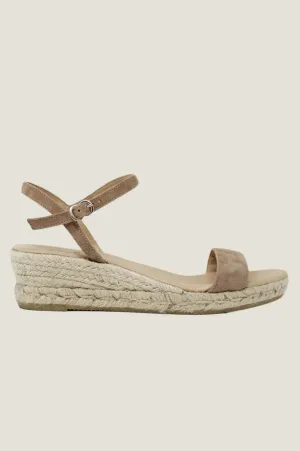 Moli Low Wedge Espadrilles | Almond