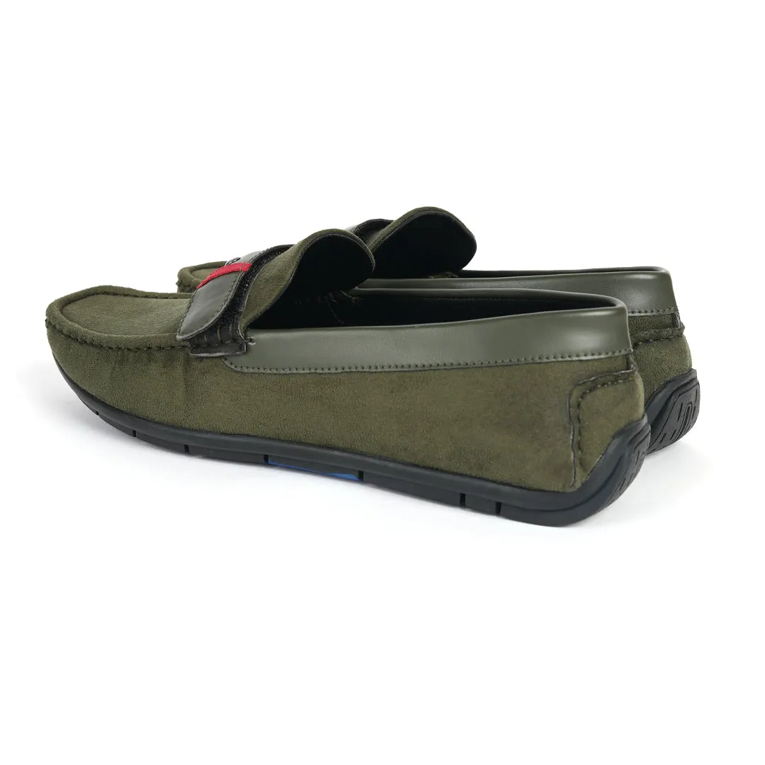 Monkstory Driving Shoes - Olive Green