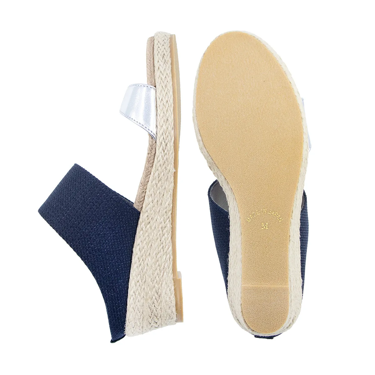 Mou2 Navy 2-Ways Soft Espadrilles