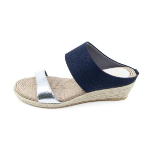 Mou2 Navy 2-Ways Soft Espadrilles