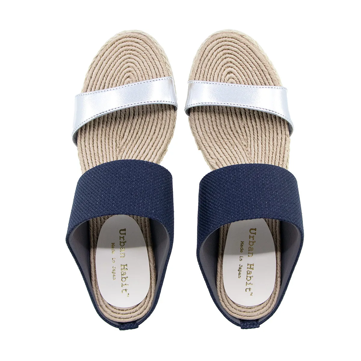 Mou2 Navy 2-Ways Soft Espadrilles