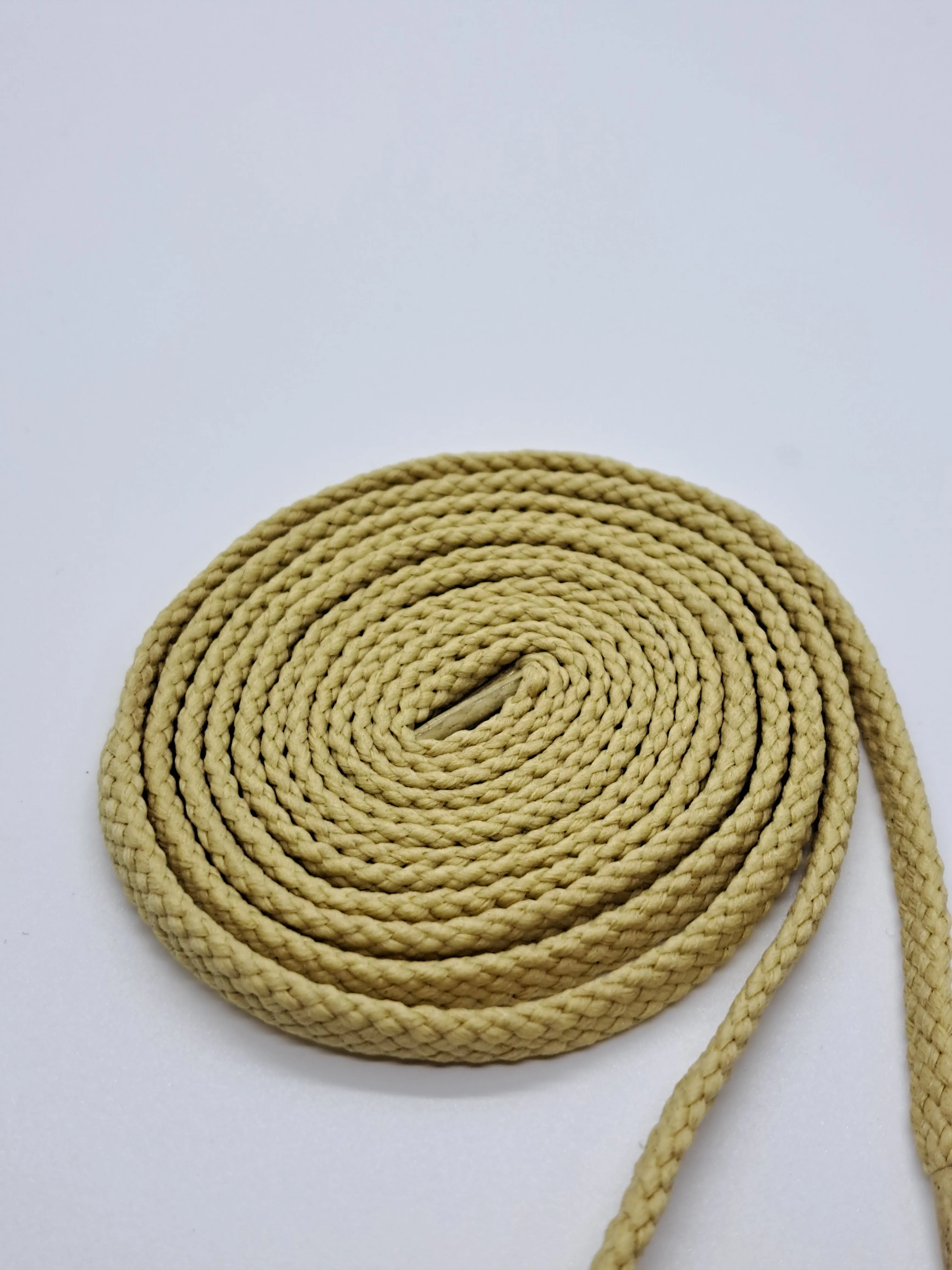 Narrow Flat Shoelaces - Tan