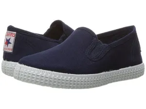 Navy Canvas Slip On