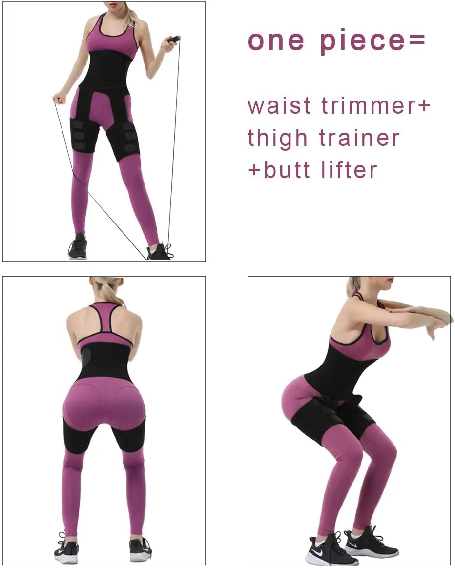 Neoprene Waist and Thigh Trainer - High Waisted with a Pocket