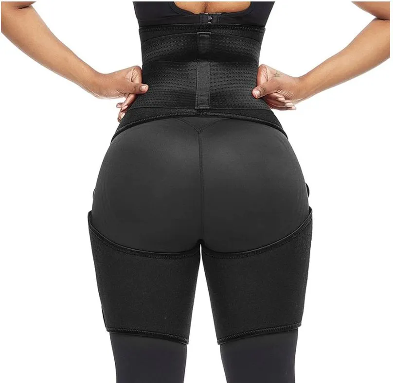 Neoprene Waist and Thigh Trainer - High Waisted with a Pocket