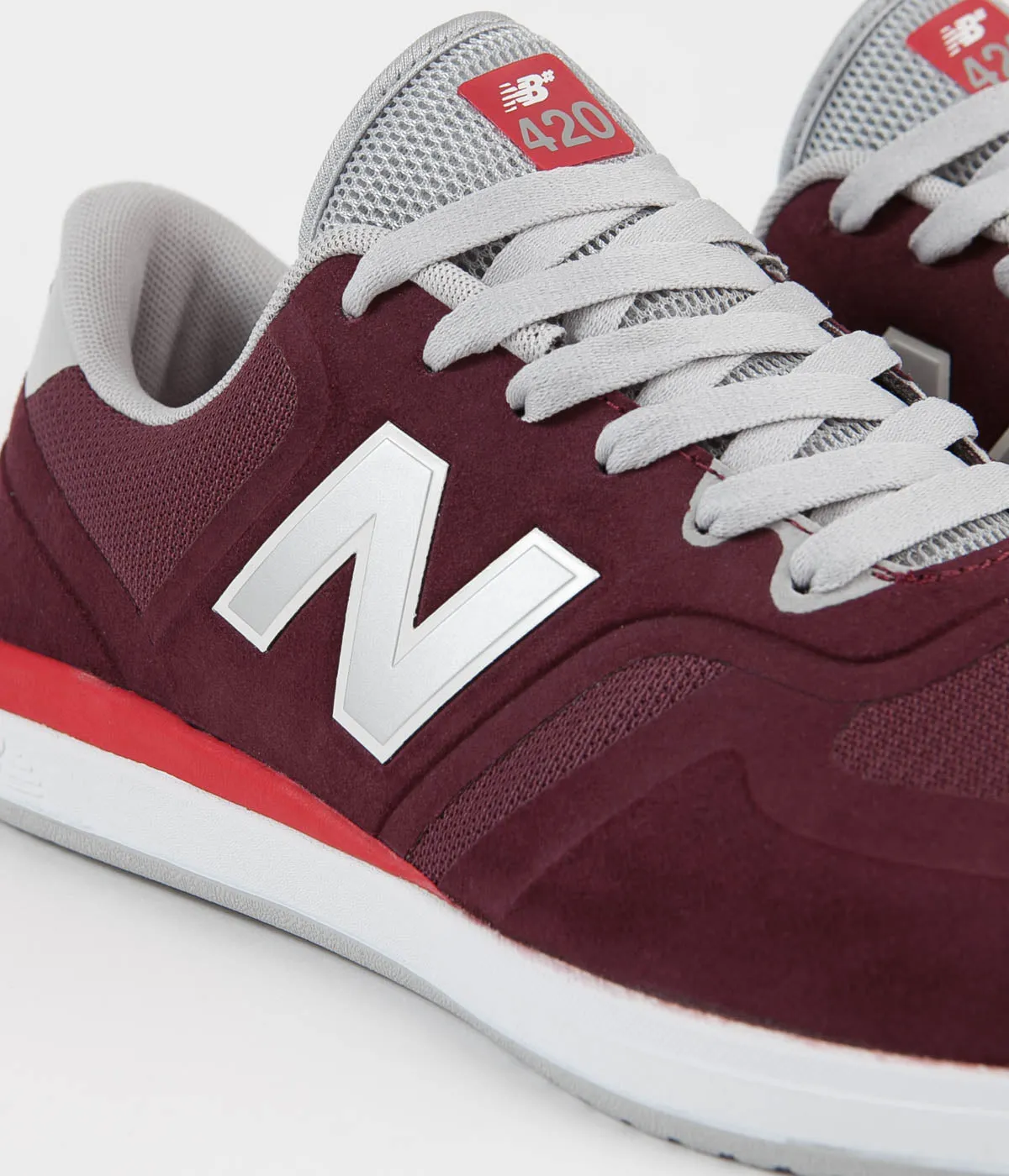 New Balance Numeric 420 Shoes - Burgundy / Red