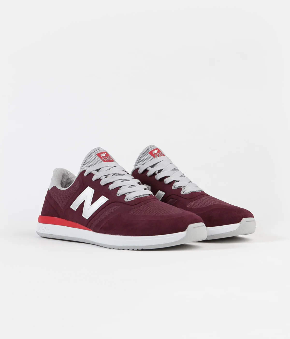 New Balance Numeric 420 Shoes - Burgundy / Red