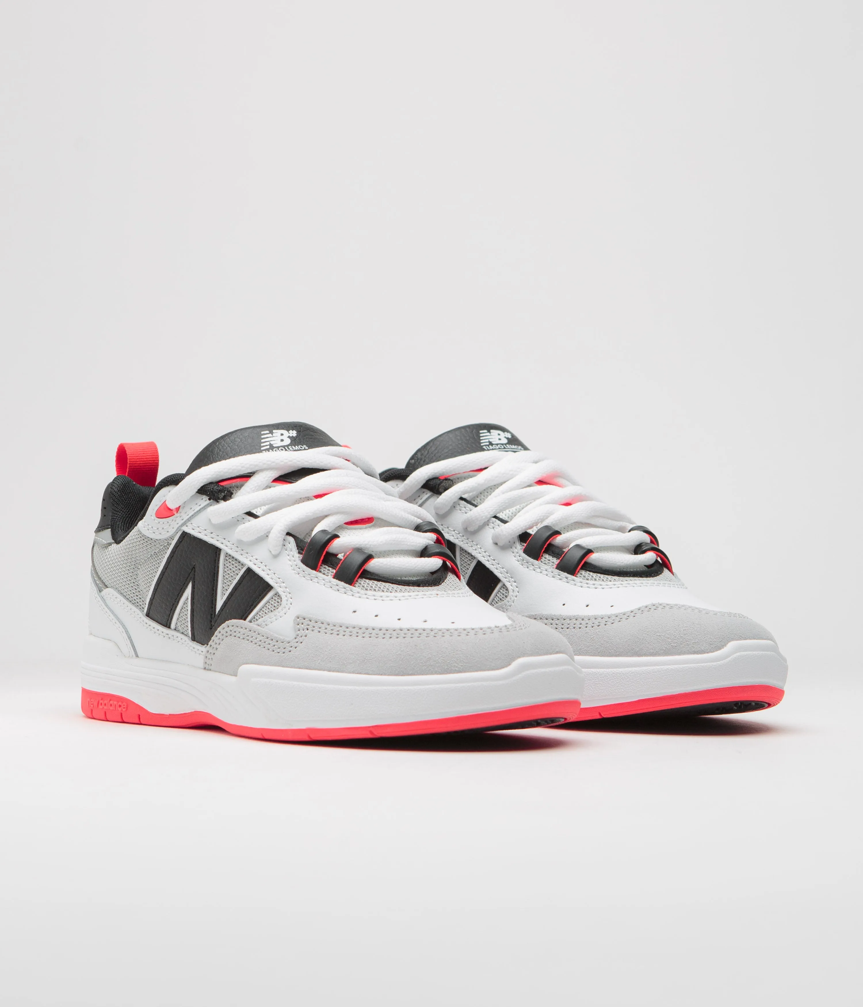 New Balance Numeric 808 Tiago Lemos Shoes - White / Black / White