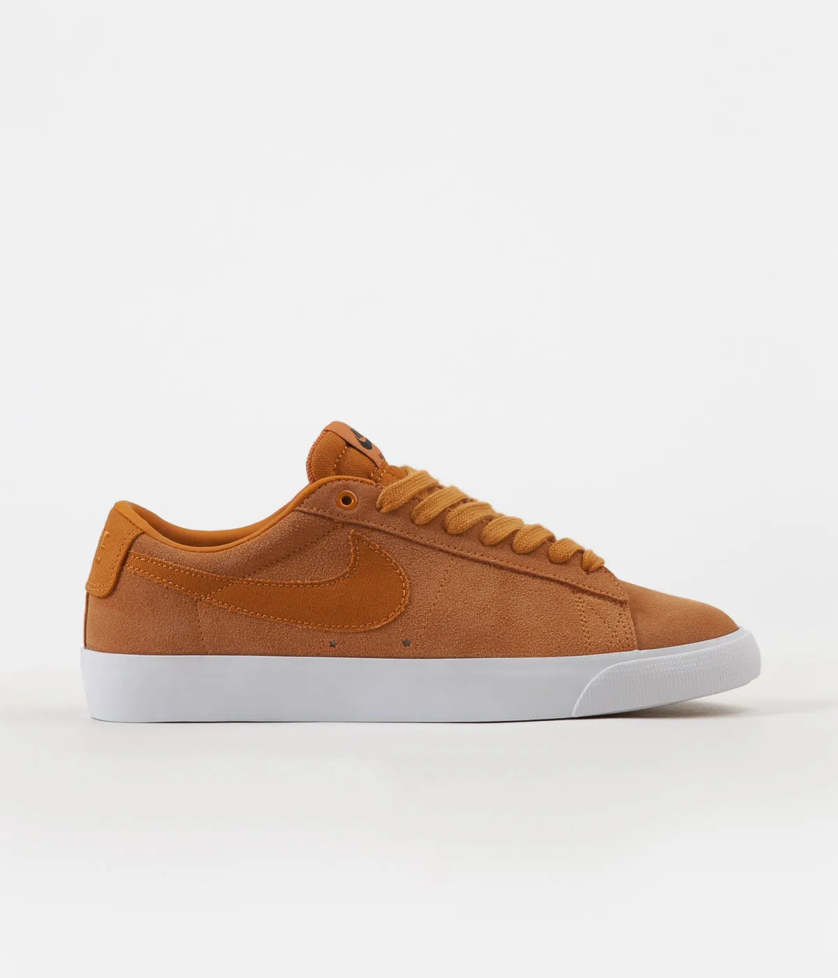 Nike SB Blazer Low GT Shoes - Cinder Orange / Cinder Orange - Obsidian