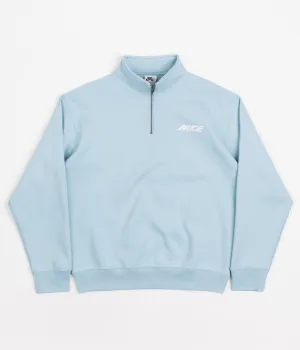 Nike SB Copy Shop 1/2 Zip Fleece - Ocean Bliss