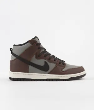 Nike SB Dunk High Pro Shoes - Baroque Brown / Black - Jade Horizon