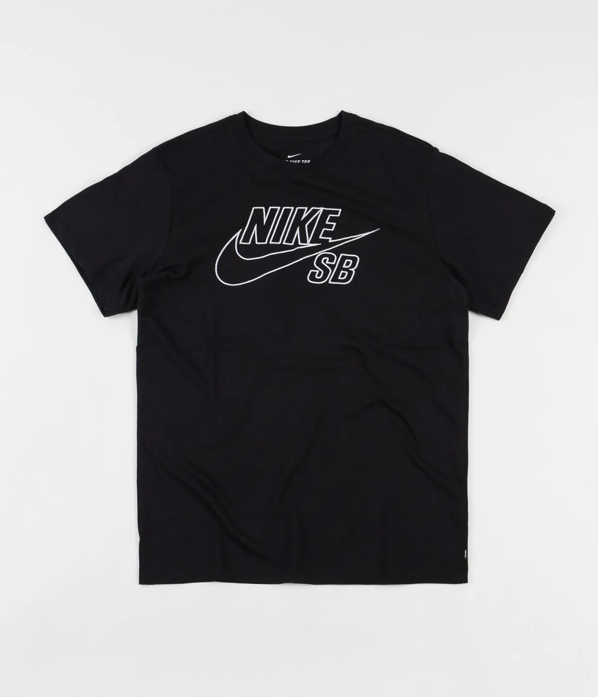 Nike SB Embroidered Logo T-Shirt - Black / White