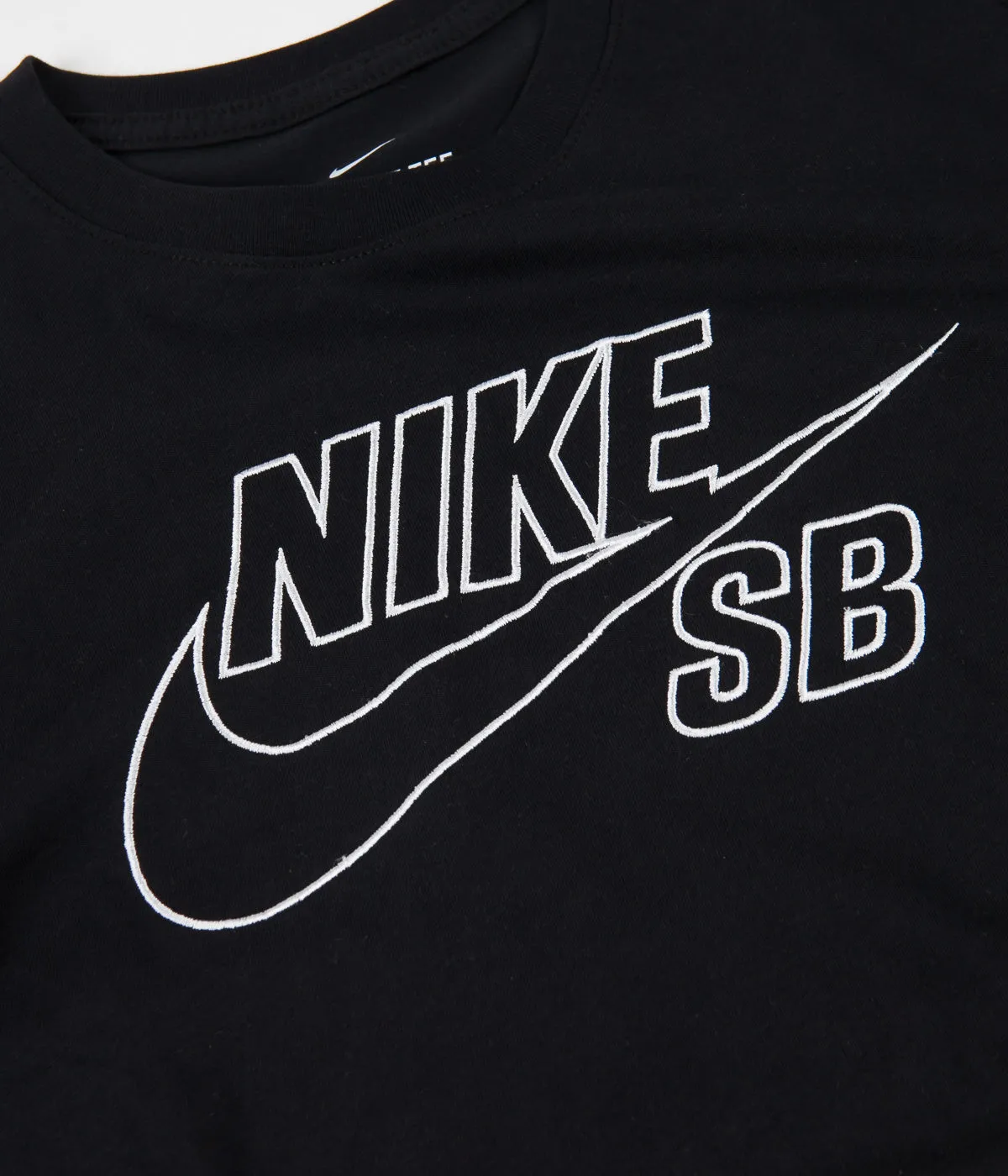 Nike SB Embroidered Logo T-Shirt - Black / White