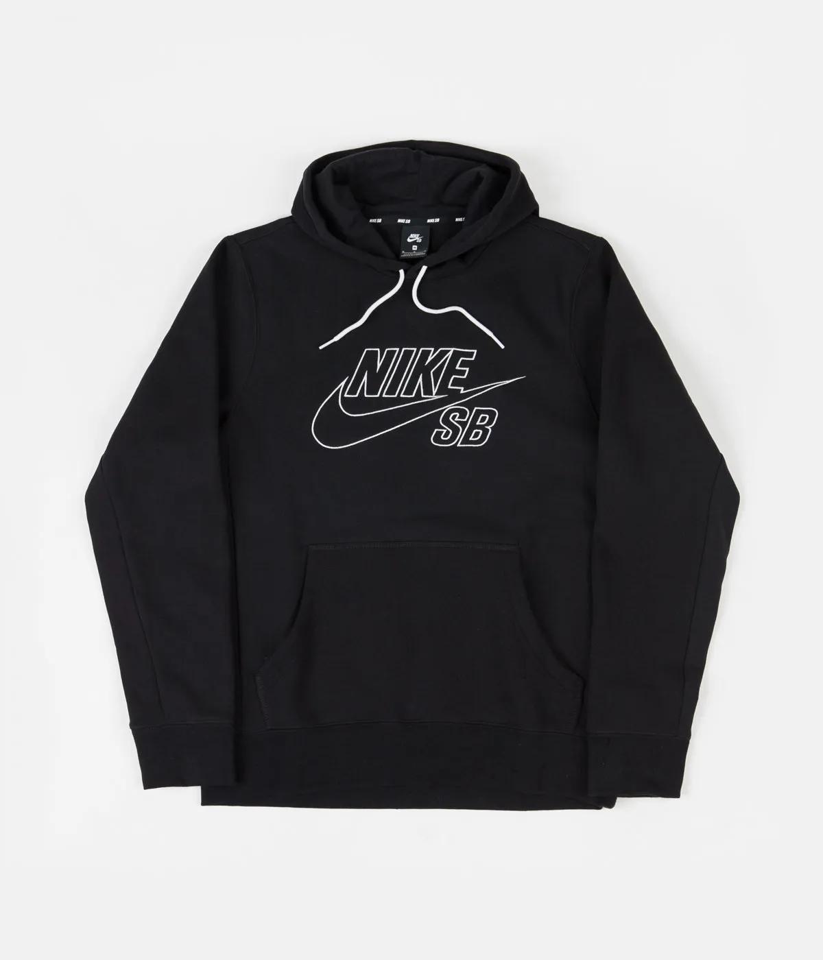 Nike SB Embroidery Hoodie - Black / Summit White