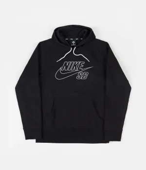 Nike SB Embroidery Hoodie - Black / Summit White