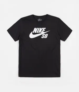 Nike SB Icon T-Shirt - Black / White