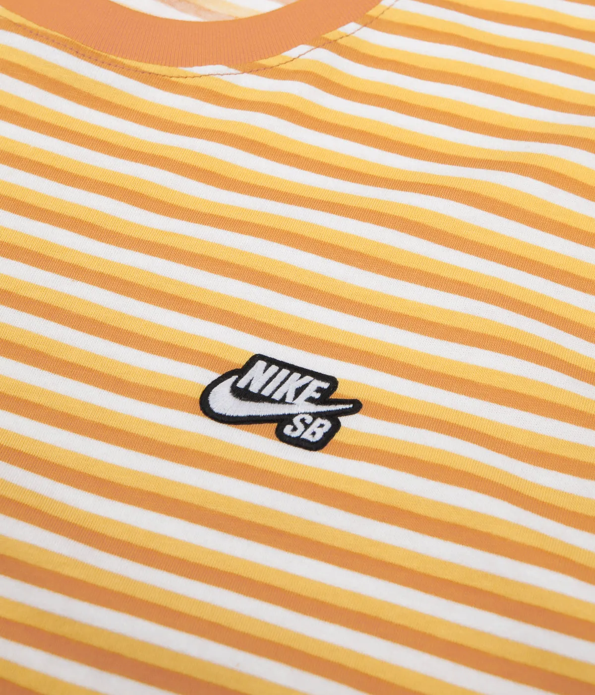 Nike SB Nike Stripe T-Shirt - White / Cinder Orange / White