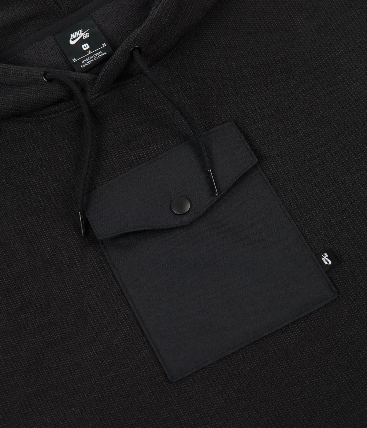 Nike SB Pocket Hoodie - Black / Black - Black