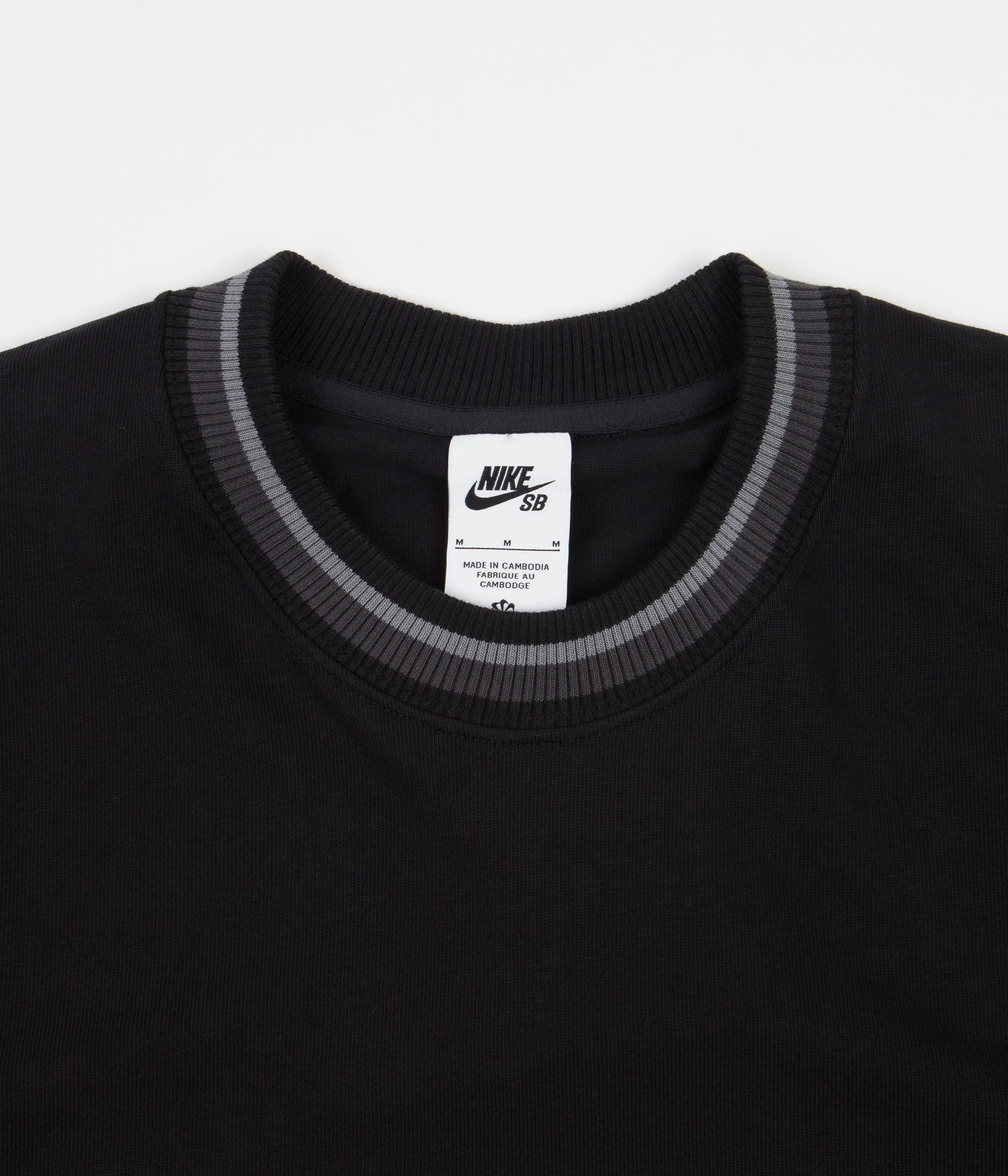 Nike SB Premium Sustainable T-Shirt - Black / Sail