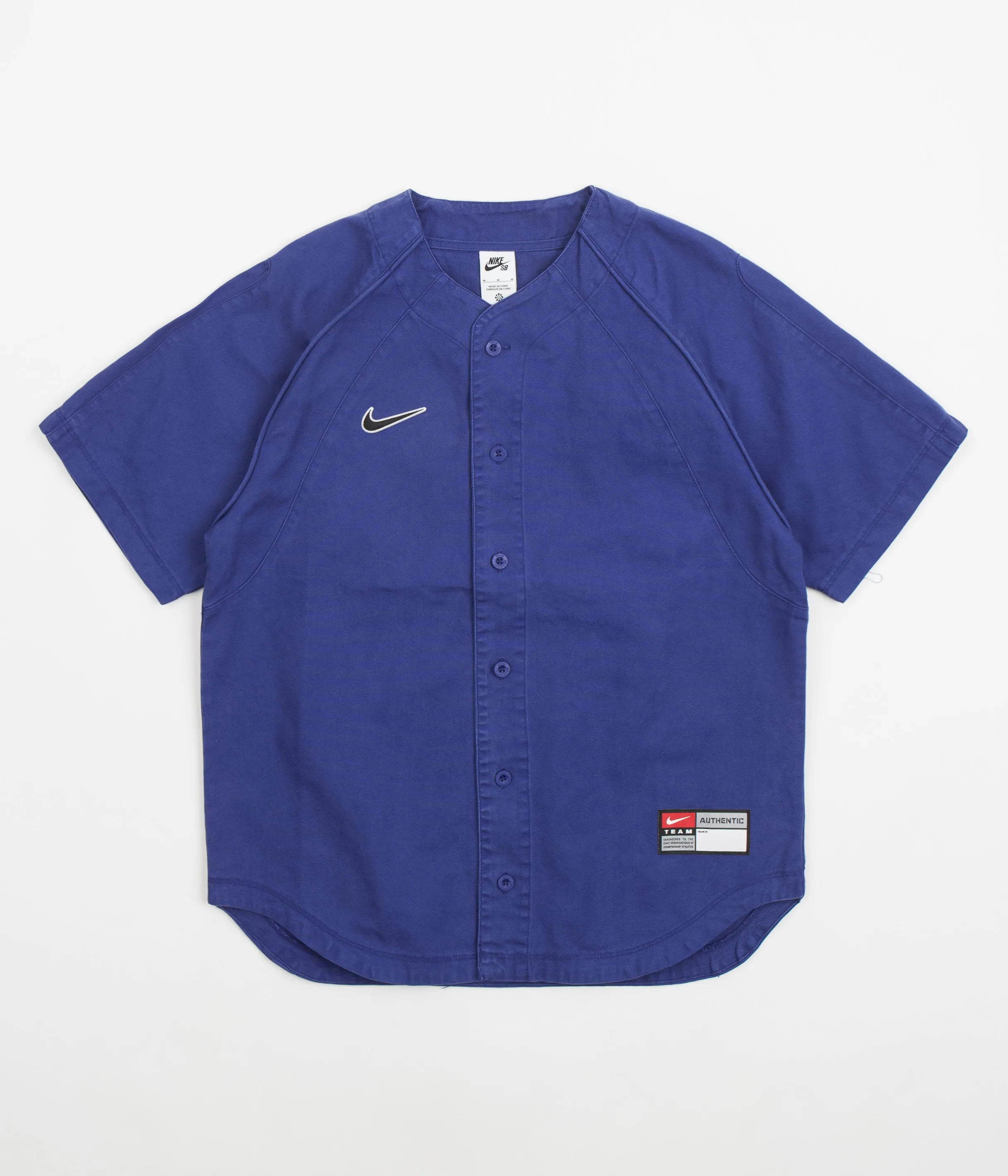 Nike SB x MLB Baseball Jersey - Deep Royal Blue / White