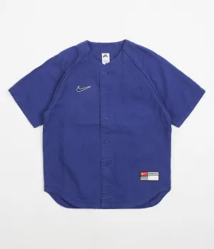 Nike SB x MLB Baseball Jersey - Deep Royal Blue / White