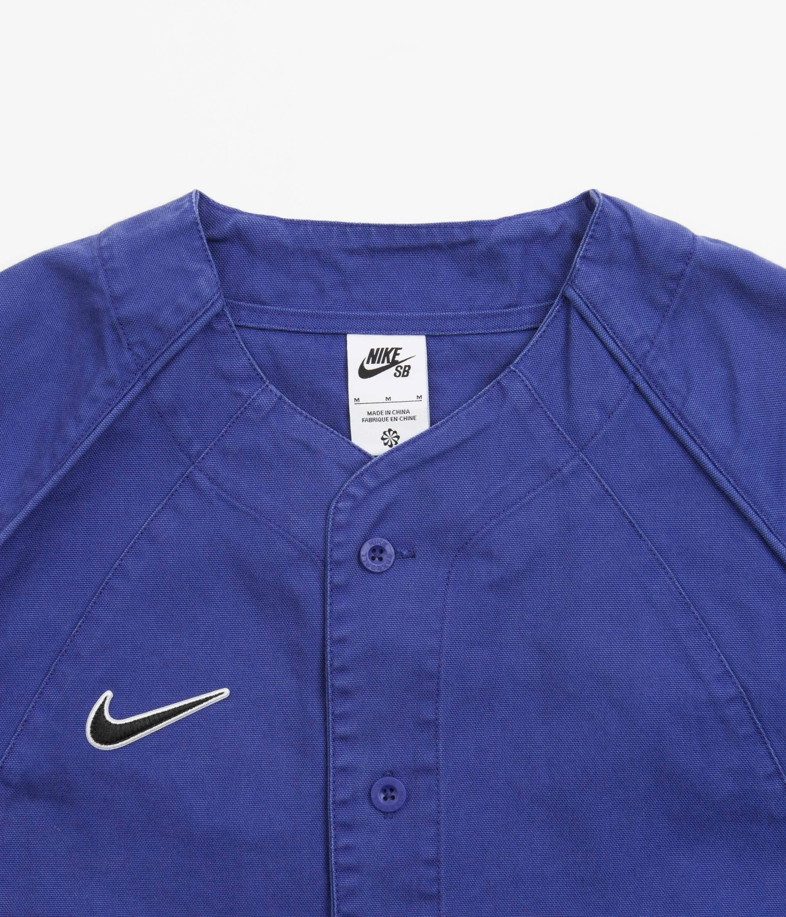 Nike SB x MLB Baseball Jersey - Deep Royal Blue / White