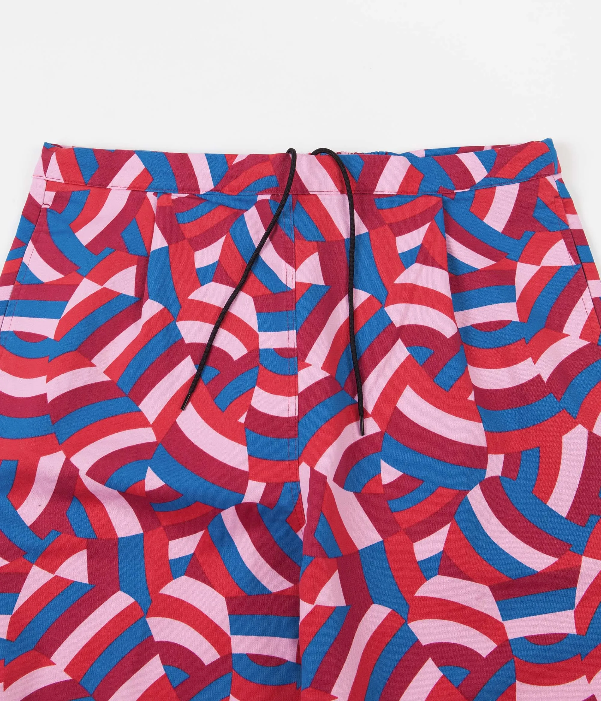 Nike SB x Parra Pants - Gym Red / Pink Rise / Military Blue