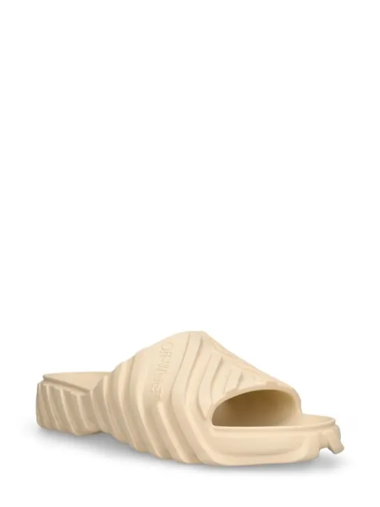 Off-White   Exploration rubber slide sandals 