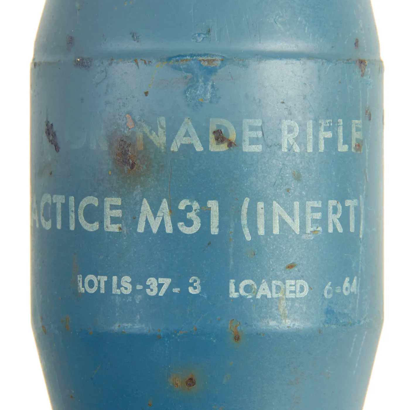 Original U.S. Vietnam War INERT Practice M31 HEAT Anti-Armor Rifle Grenade Trainer Dated 1964 - 66mm