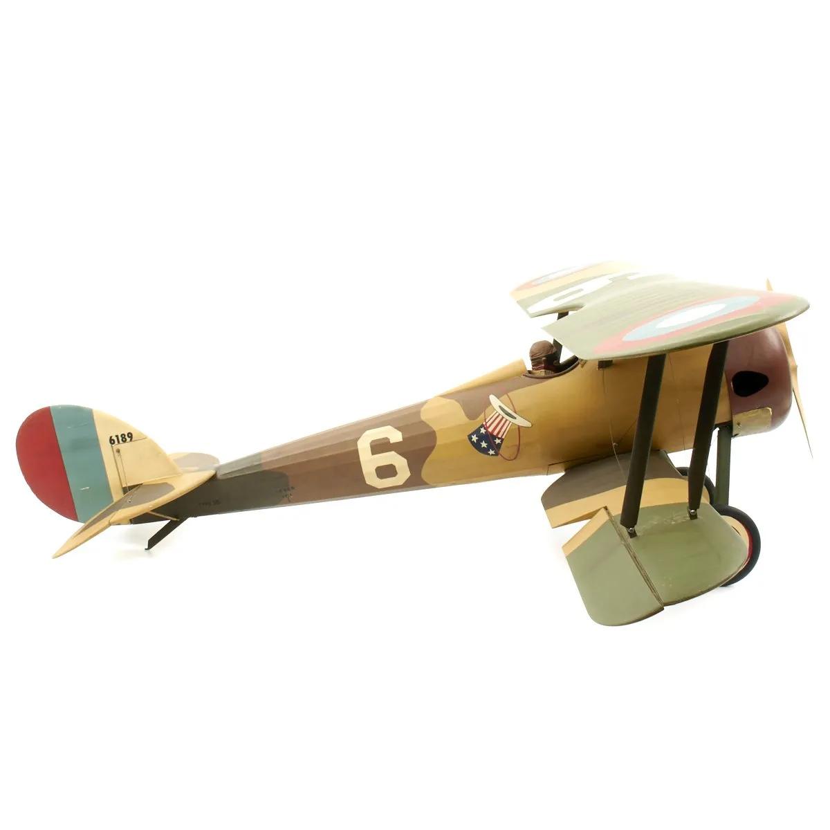 Original U.S. WWI 94th Aero Squadron Nieuport 28 C.1 Large Scale Model Plane for 1927 Film Wings