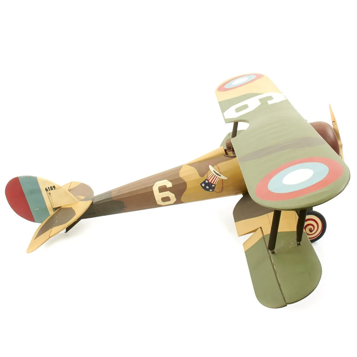 Original U.S. WWI 94th Aero Squadron Nieuport 28 C.1 Large Scale Model Plane for 1927 Film Wings