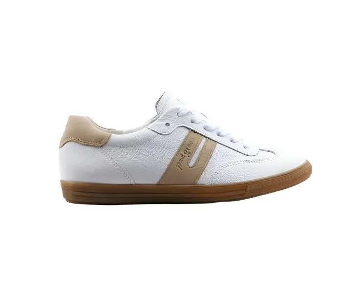 Paul Green Womens 5350-01 Nubuk White/Sabbia