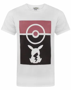 Pokemon Mens White Short Sleeved T-Shirt