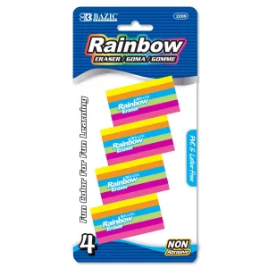 Rainbow Latex Free Eraser