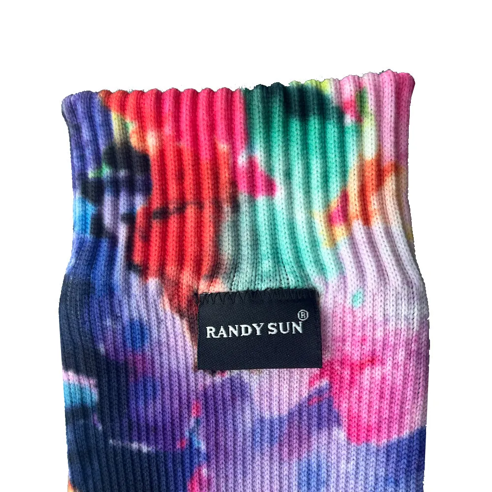 RANDY SUN Waterproof Breathable Socks Mid Calf Printing