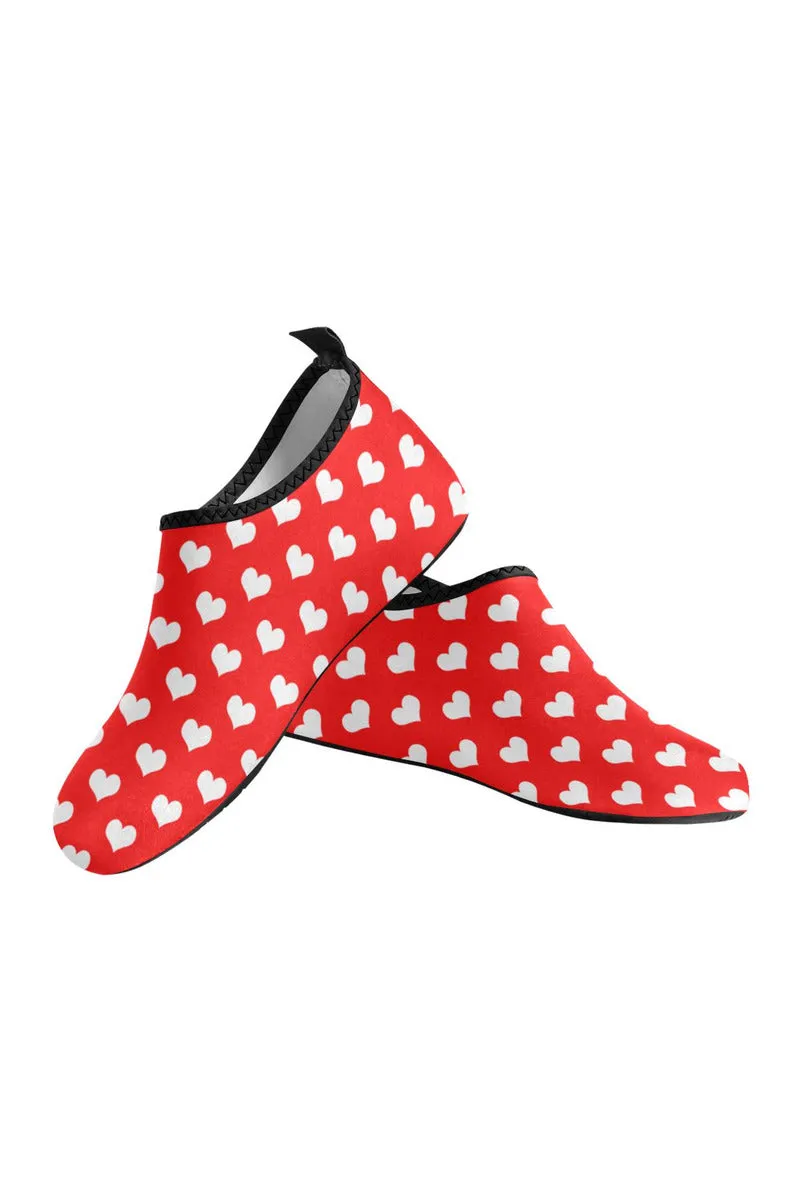 Red Heart Love Women's Slip-On Water Shoes