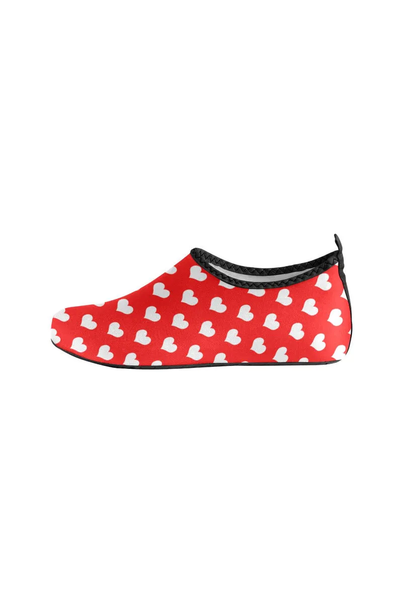 Red Heart Love Women's Slip-On Water Shoes