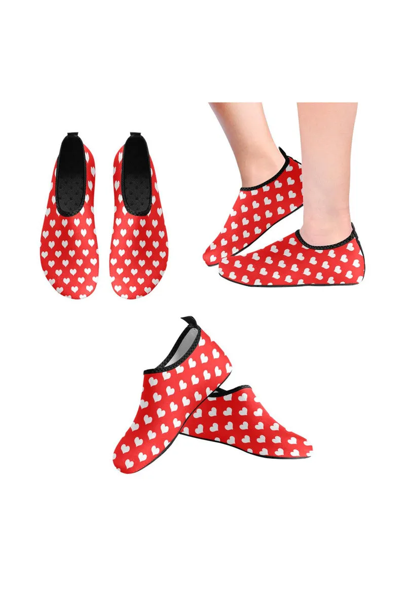 Red Heart Love Women's Slip-On Water Shoes