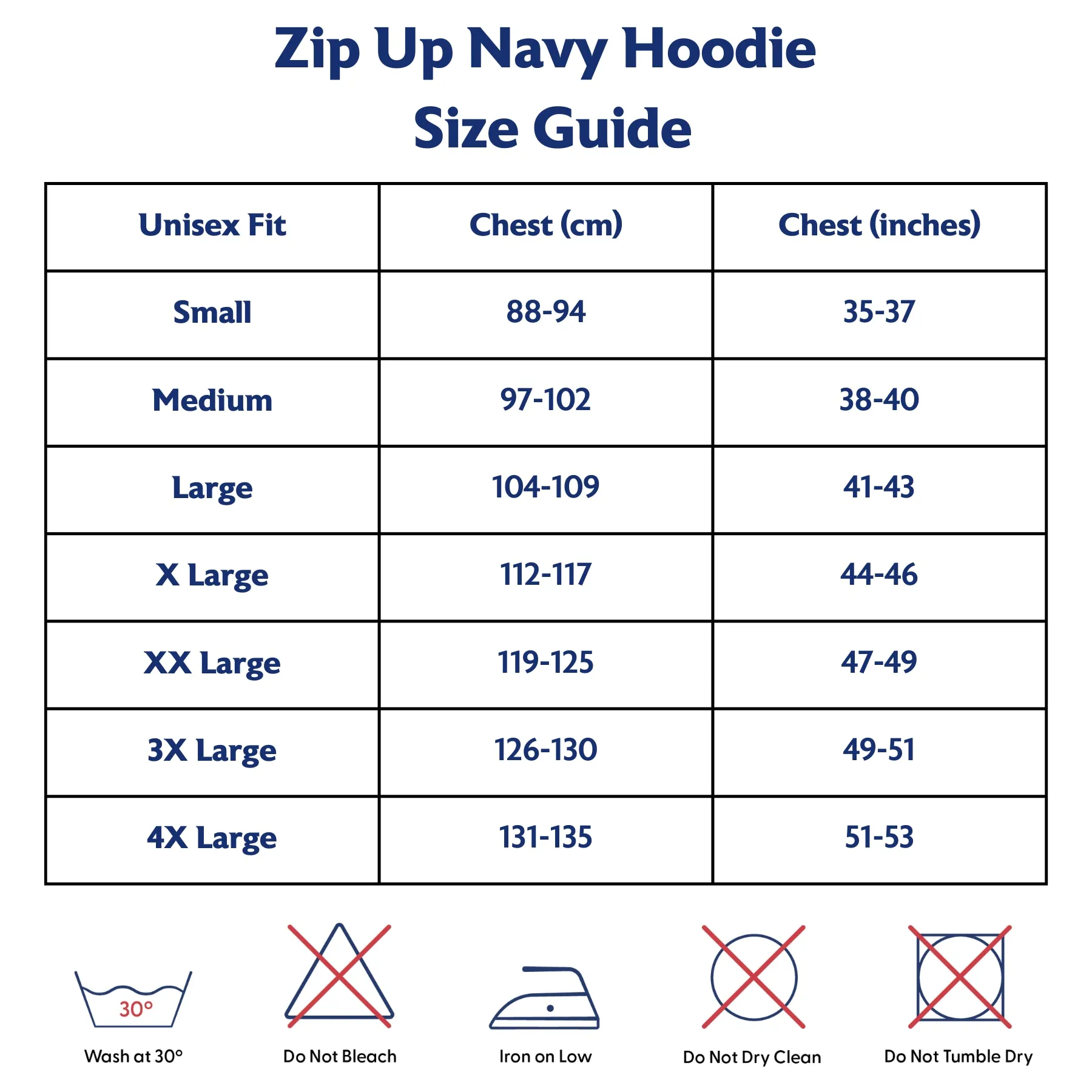 RLSS UK | Zip Up Navy Hoodie