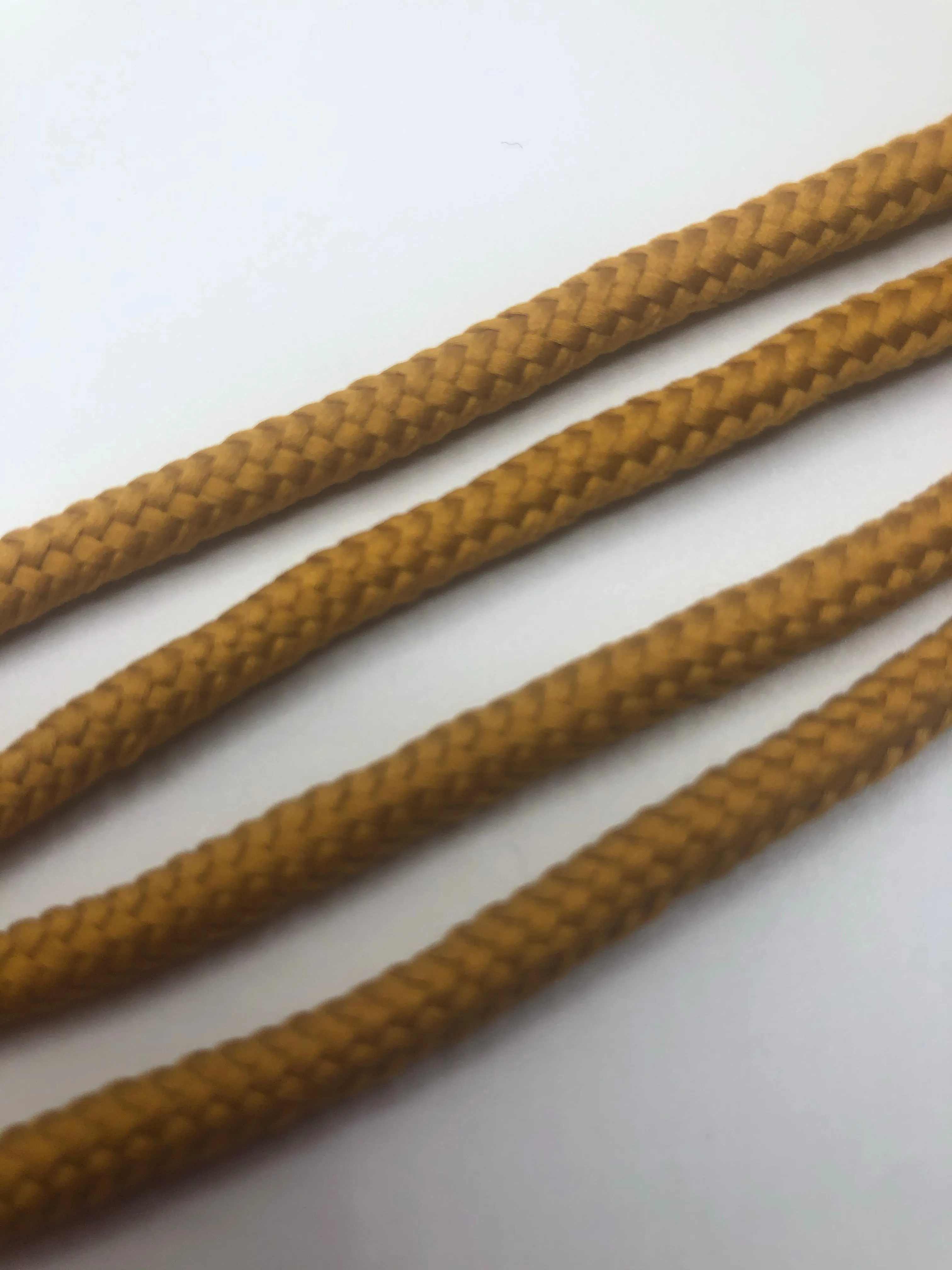 Round Solid Shoelaces - Gold