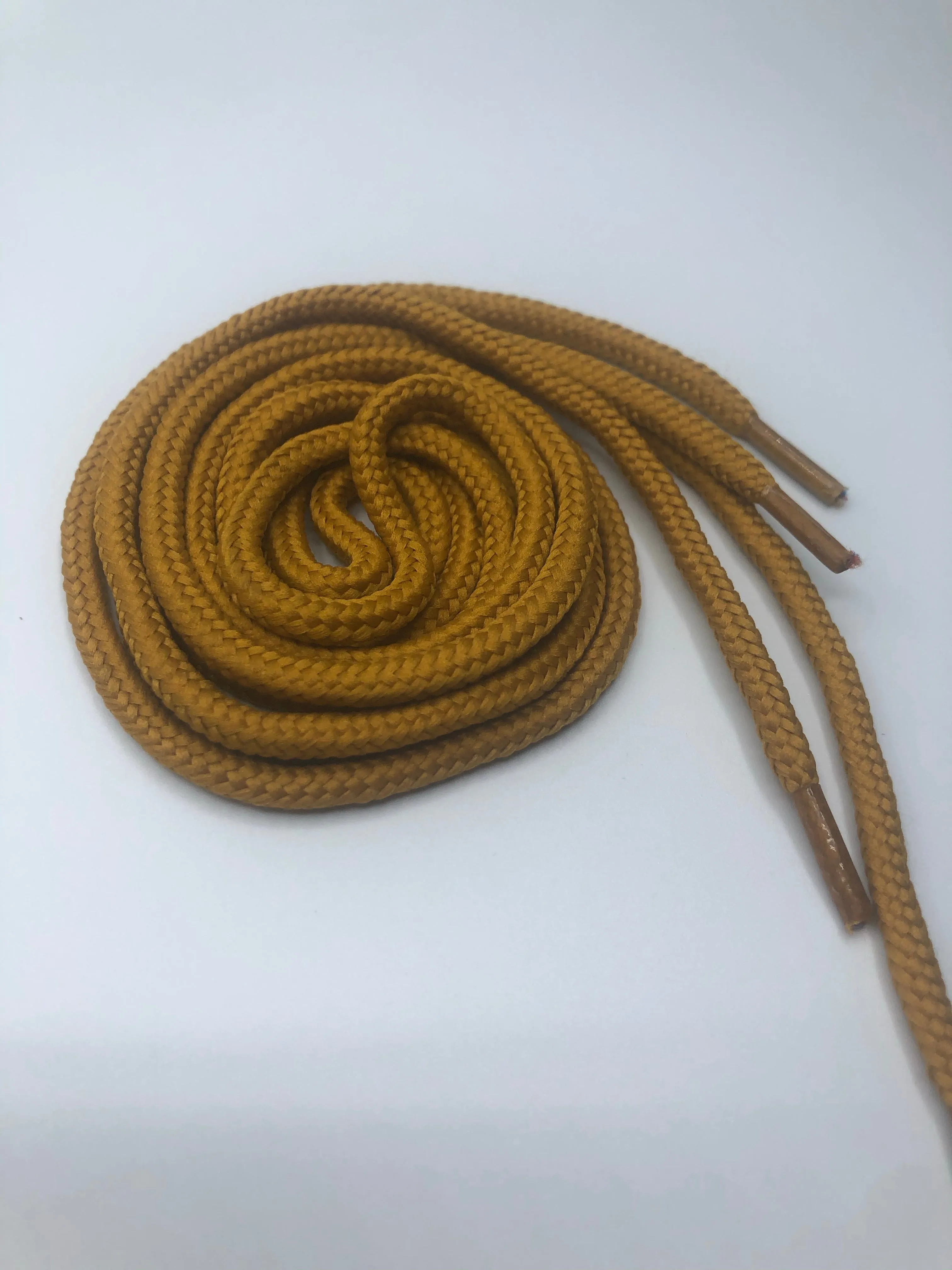 Round Solid Shoelaces - Gold