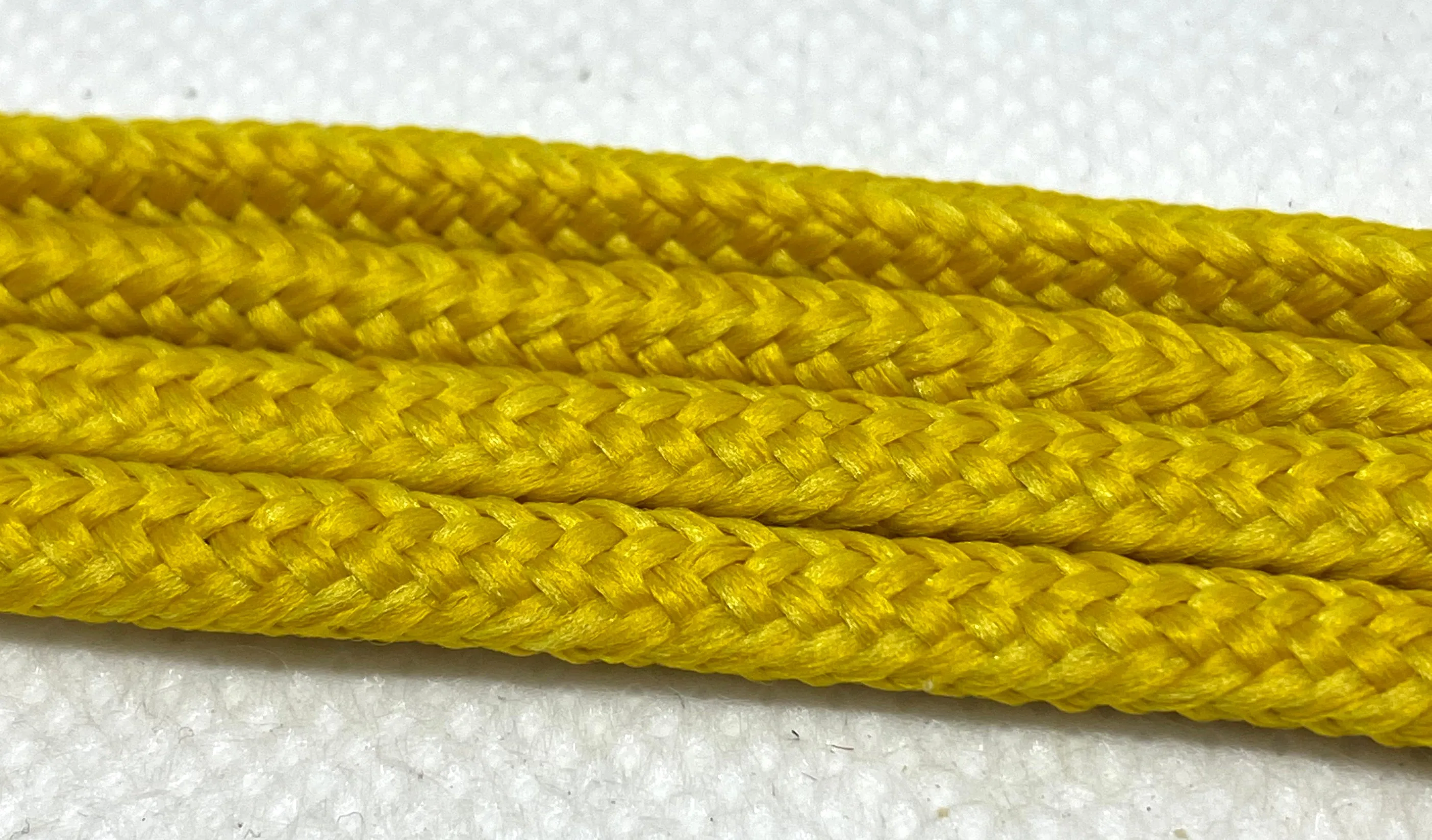 Round Solid Shoelaces - Mustard Yellow