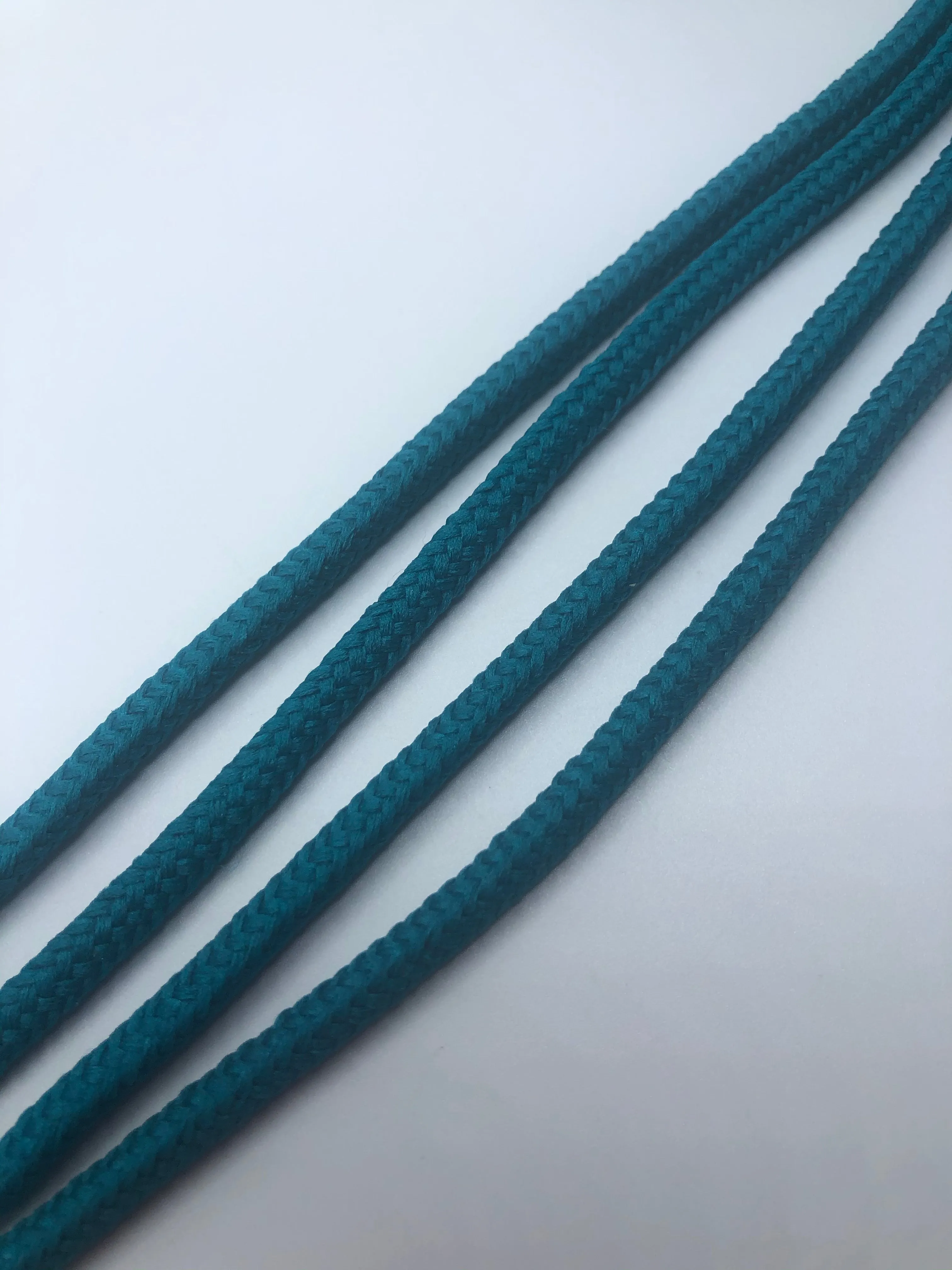 Round Solid Shoelaces - Teal