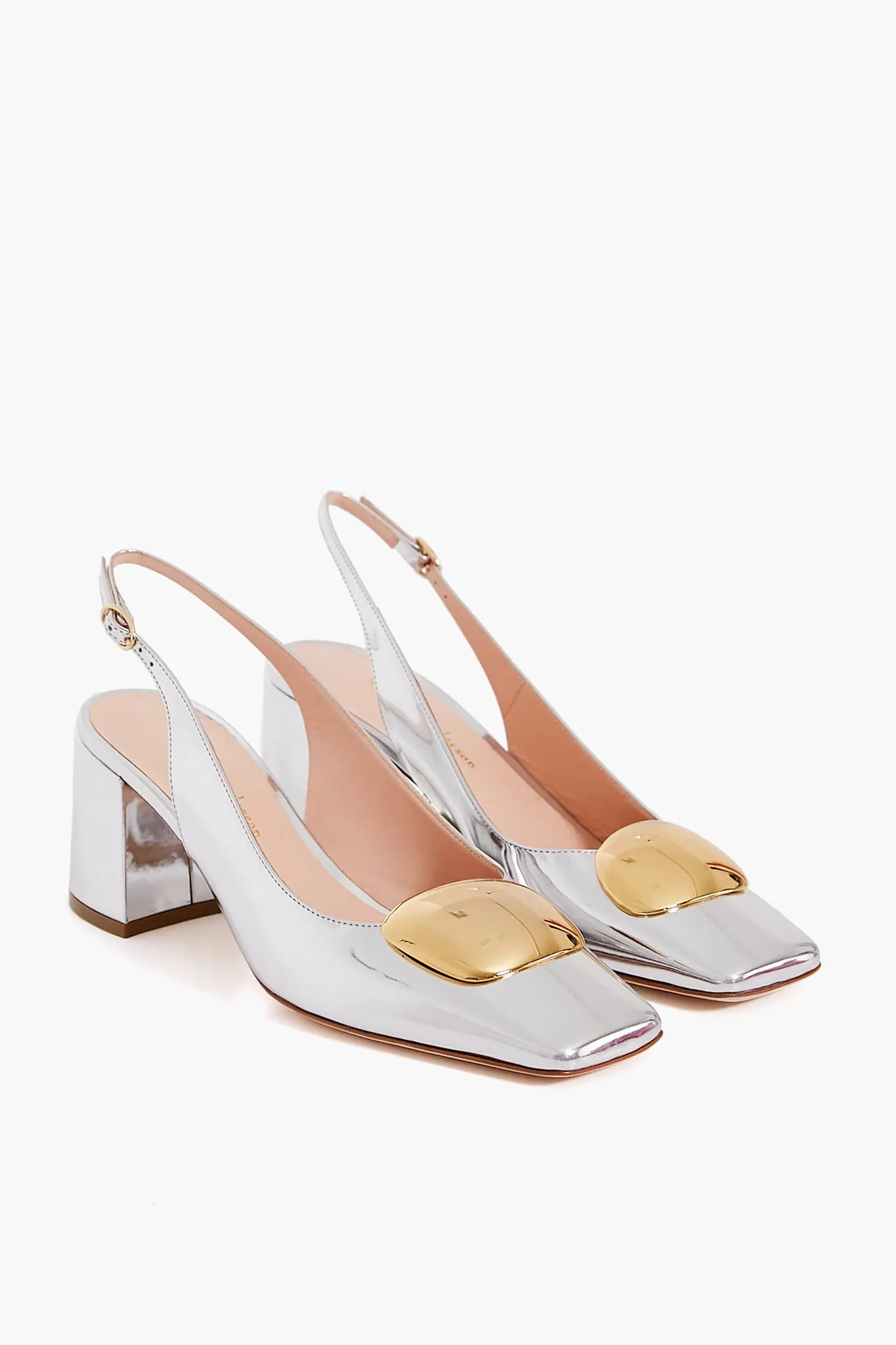 Silver Mirror Myola Heels