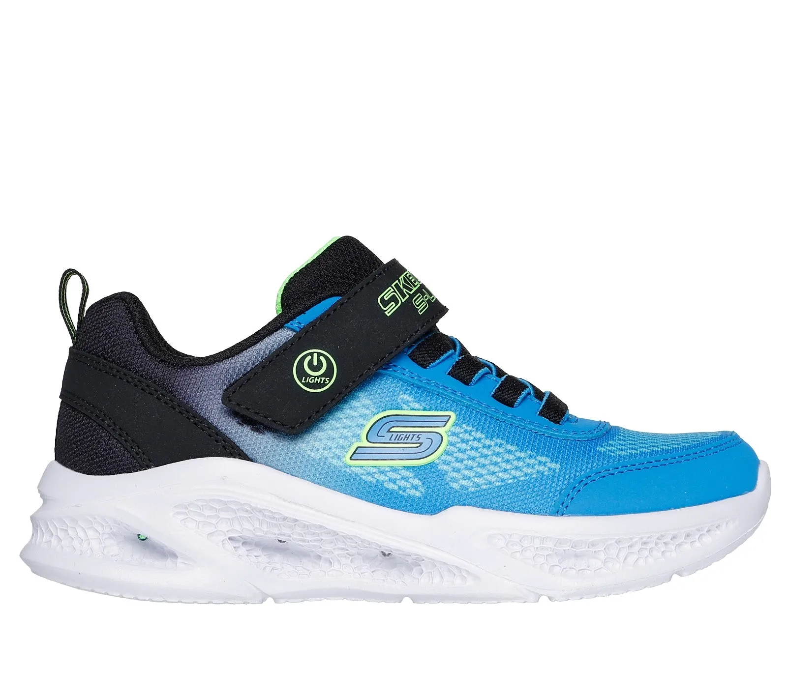 SKECHERS 401495L METEOR-LIGHTS-KRENDO - Black / Blue